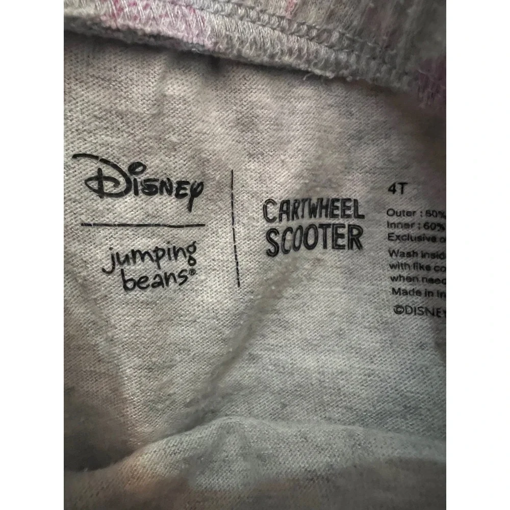 Disney‎ Jumping Beans Girls Minnie Mouse Cartwheel Scooter Skort Gray 4T